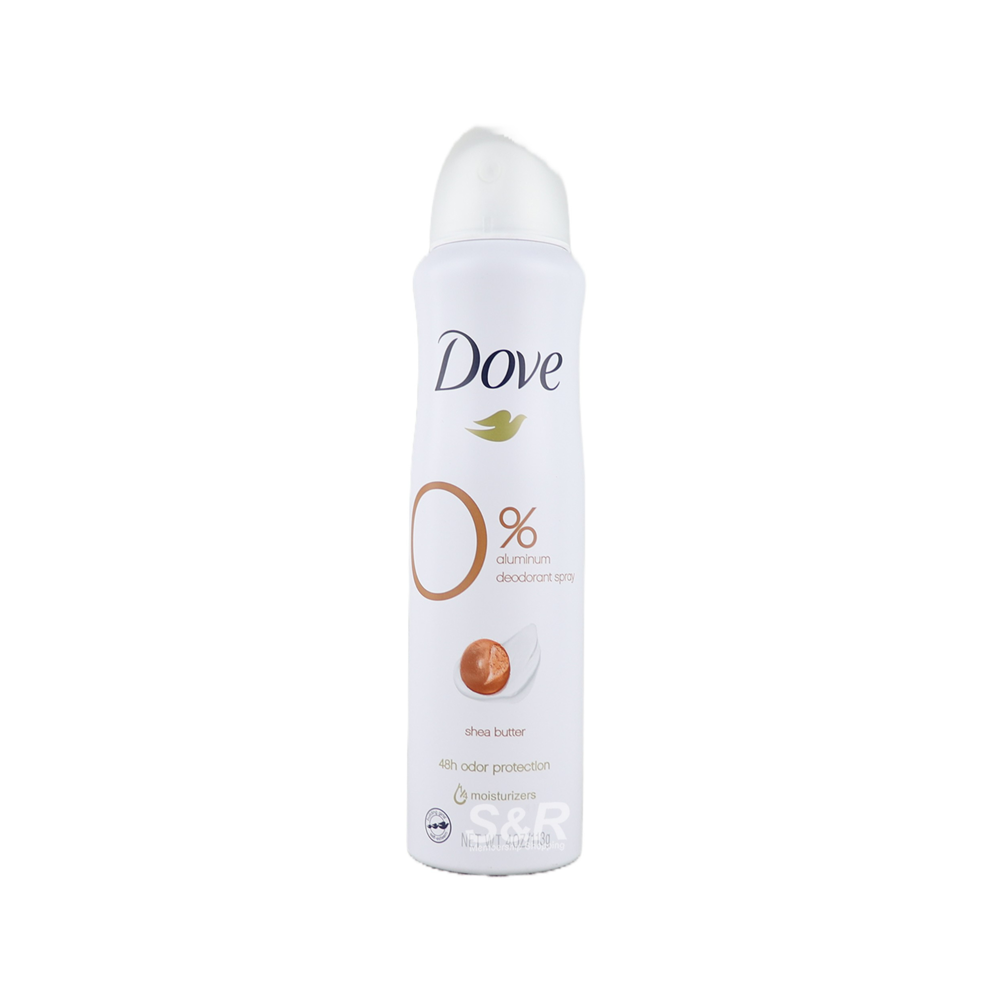 Dove 0% Aluminum Shea Butter Deodorant Spray 113g